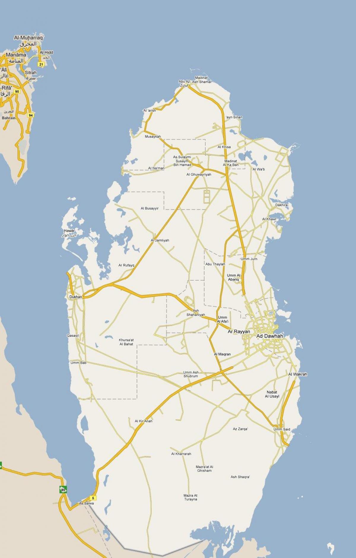 карта Катару